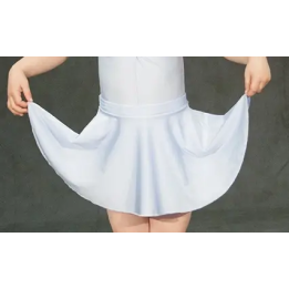 Circular Skirt, Pale Blue Nylon Lycra