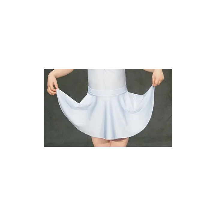 Circular Skirt, Pale Blue Nylon Lycra